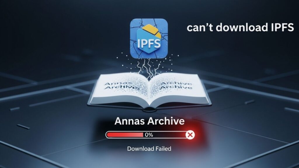 Why the “Annas Archive can’t download IPFS” Error Occurs and How to Fix It