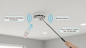 How to Turn Off Smoke Alarm Beeping: A Complete 2025 Guide